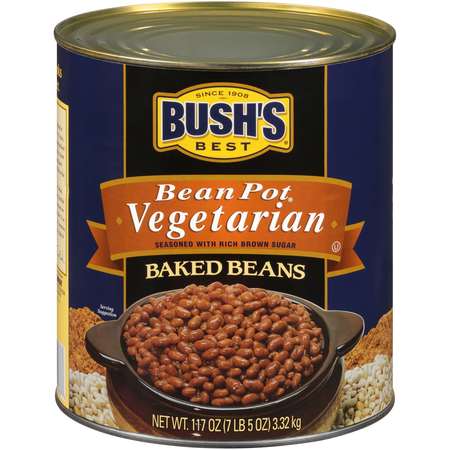 BUSHS BEST Bush's Best Vegetarian Baked Beans #10 Can, PK6 01637